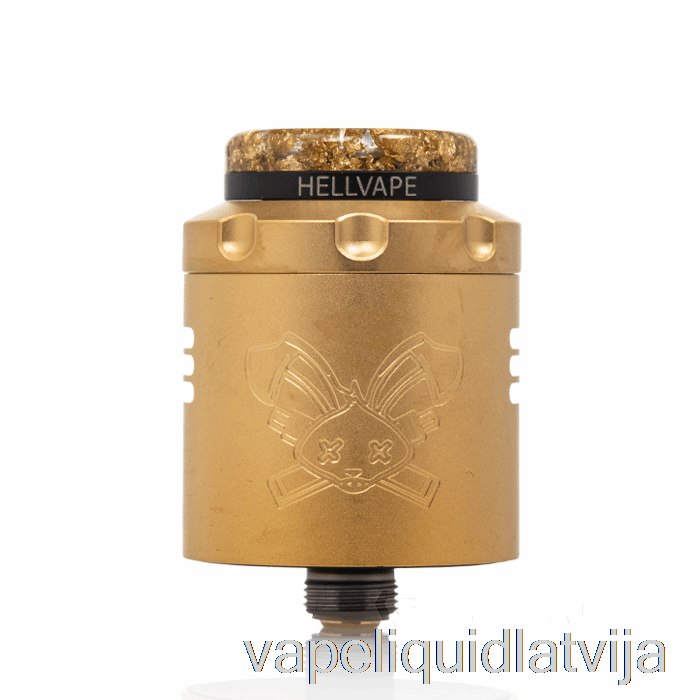 Hellvape Dead Rabbit V3 24mm Rda [6th Anni] Gold Black Vape Liquid